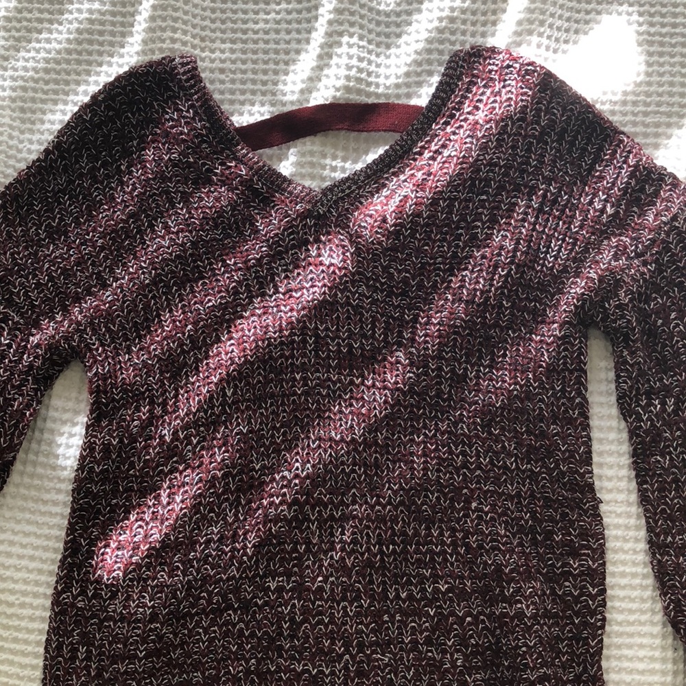 Burgundy sweater from Cotton On